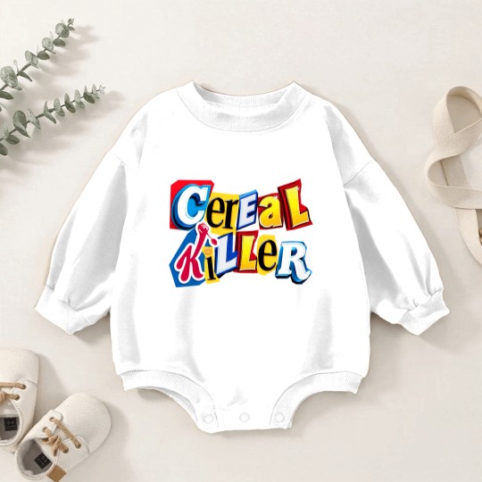 Discover Cereal Killer Graphic for the Cereal Lovers in your family Baby Romper Sweatshirts - Cereal Killer - Baby Romper Sweatshirts
