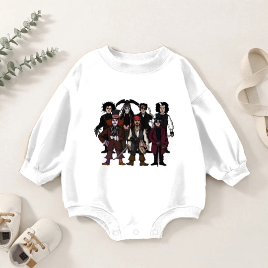 Discover Johnny Depps - Johnny Depp - Baby Romper Sweatshirts