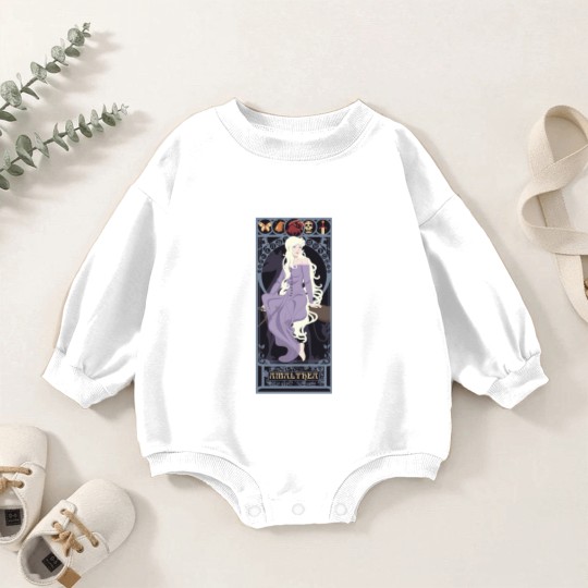 Discover The Last Unicorn - art nouveau - Amalthea - Cult Movies - Baby Romper Sweatshirts