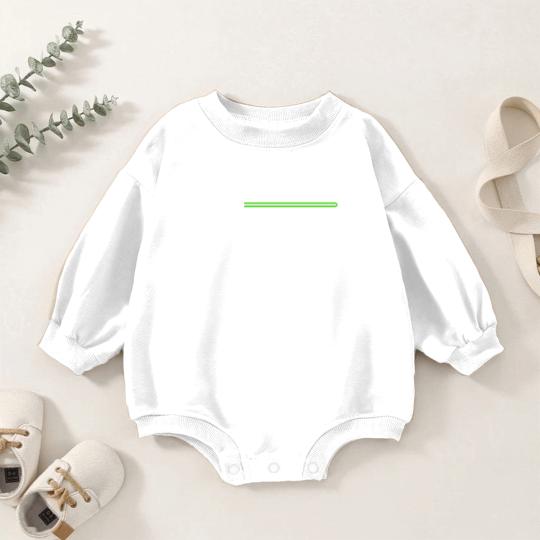 Discover Skywalker Green Baby Romper Sweatshirts