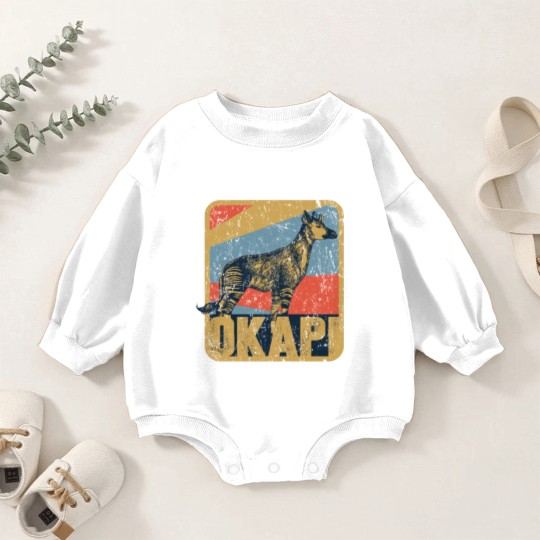 Discover Okapi Baby Romper Sweatshirts