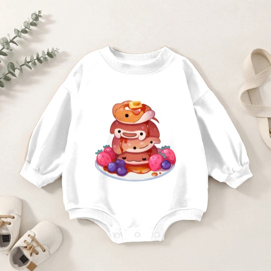 Discover Fluffy sea pancakes - Manta Ray - Baby Romper Sweatshirts
