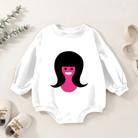 Discover That Girl logo Baby Romper Sweatshirts