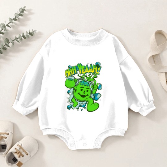 Discover OHH YEAH! Kool Aid Lime Classic Baby Romper Sweatshirts