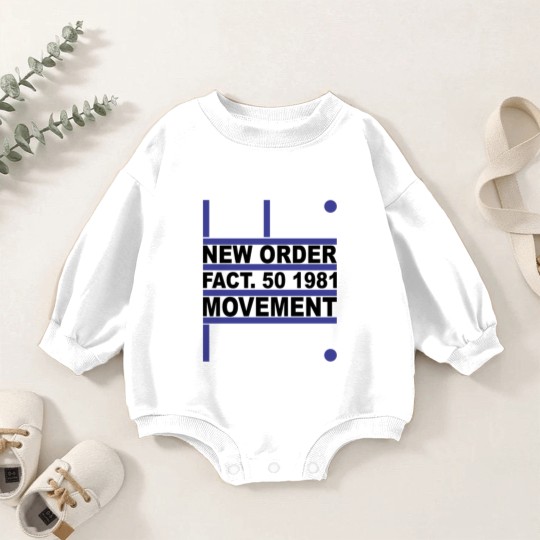 Discover New Order - Movement Baby Romper Sweatshirts