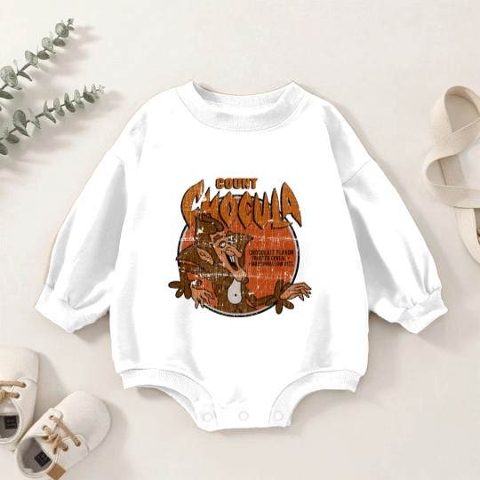 Discover Vintage Count Chocula - Cereal - Baby Romper Sweatshirts