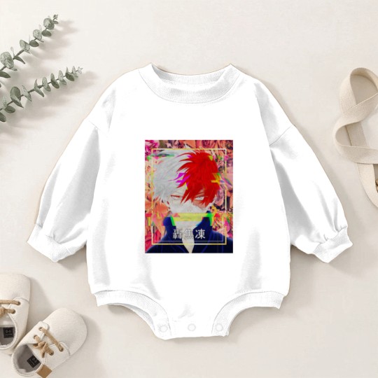 Discover Shoto Todoroki Glitch - Hero Anime - Baby Romper Sweatshirts