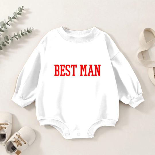 Discover Best Man Wedding Baby Romper Sweatshirts