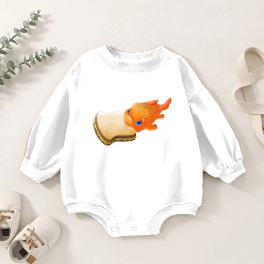 Discover Pudge the fish - Pudge The Fish - Baby Romper Sweatshirts