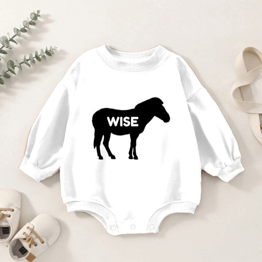 Discover Wise Ass Funny Donkey Funny Baby Romper Sweatshirts