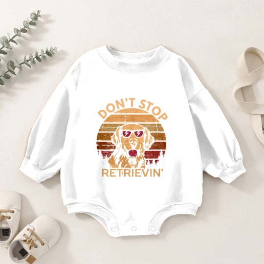 Discover  Don't Stop Retrieving Vintage Baby Romper Sweatshirts