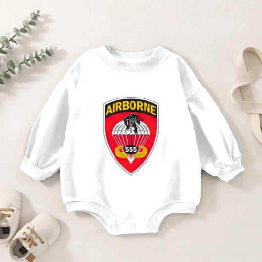 Discover 555Th Parachute Infantry Battalion Gift Baby Romper Sweatshirts Baby Romper Sweatshirts