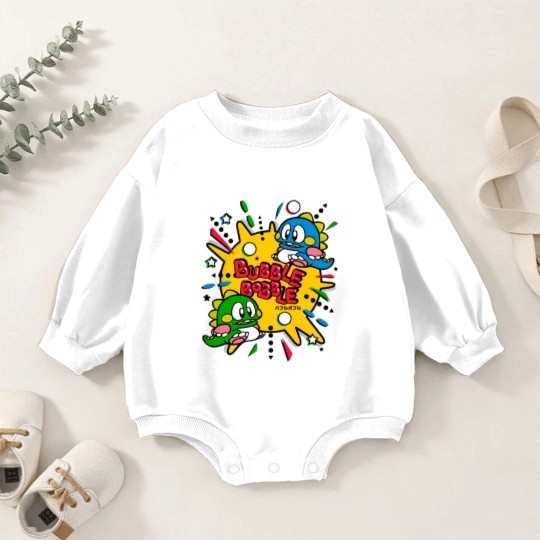 Discover Bubble Bobble - Bubble Bobble - Baby Romper Sweatshirts