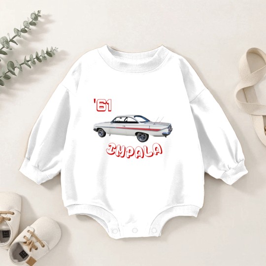 Discover Impala 1961 Bubble Top Hard Top Baby Romper Sweatshirts