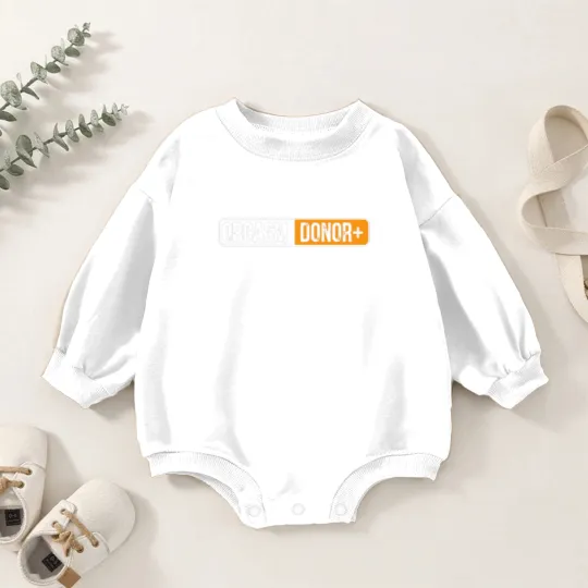 Discover Orgasm Donor Adult Humor Dirty Jokes Sarcastic Baby Romper Sweatshirts