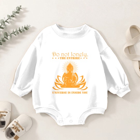 Discover Meditate Buddha Baby Romper Sweatshirts Baby Romper Sweatshirts