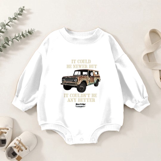 Discover Scout Classic Truck Pickup International Harvester Baby Romper Sweatshirts