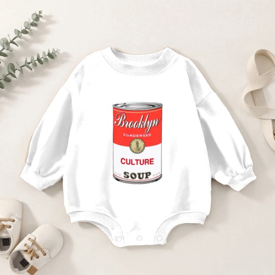 Discover Brooklyn Soup Can - Streetwear - Baby Romper Sweatshirts