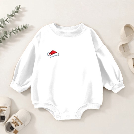 Discover Santa Baby saying Baby Romper Sweatshirts