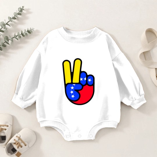 Discover Victoria de Venezuela Franela Baby Romper Sweatshirts
