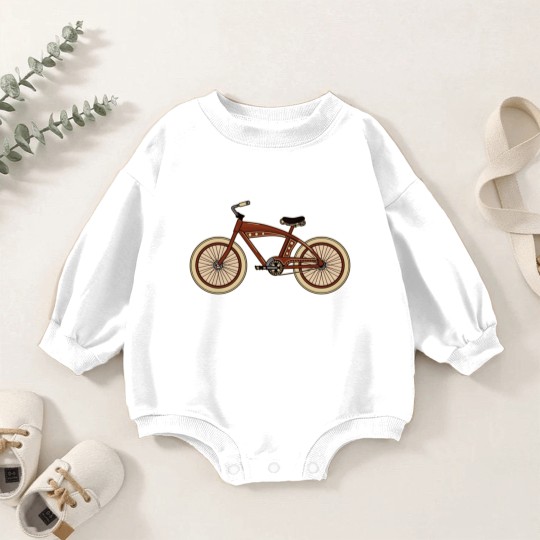 Discover Classic Bicycle Baby Romper Sweatshirts