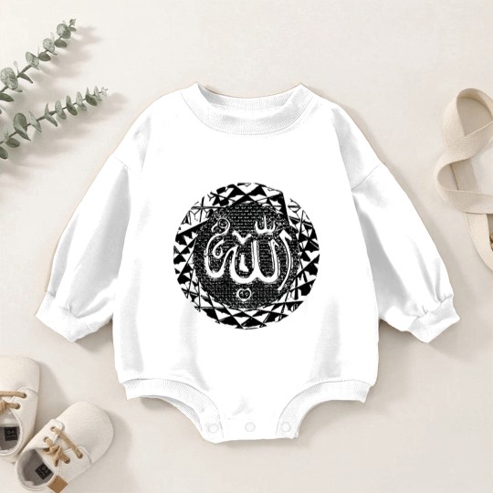 Discover Seal Allah Arabic writing Muslim Islam Arab Baby Romper Sweatshirts