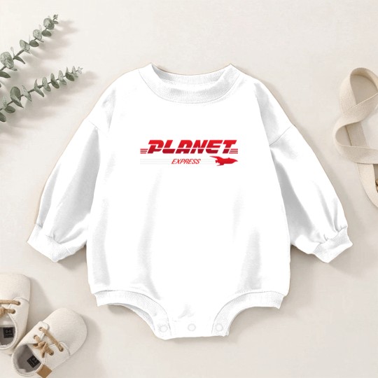 Discover Galaxywide Delivery - Planet Express - Baby Romper Sweatshirts