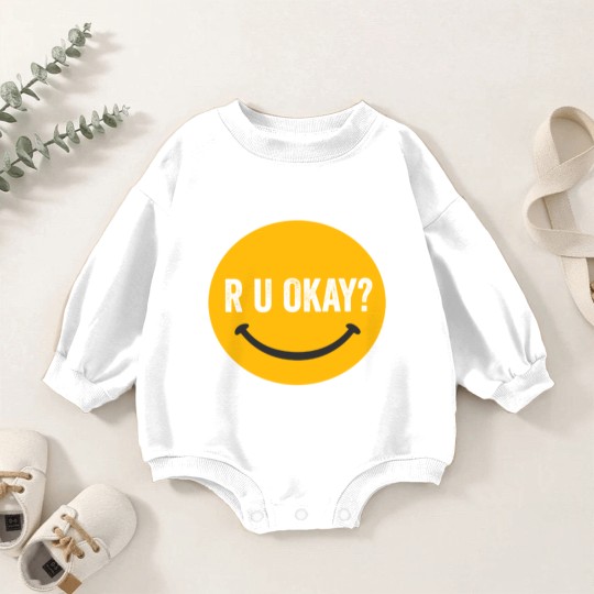 Discover R U Okay Baby Romper Sweatshirts