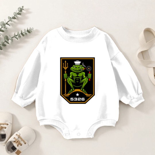 Discover US Navy SEAL Freddie Frog 5326 Baby Romper Sweatshirts
