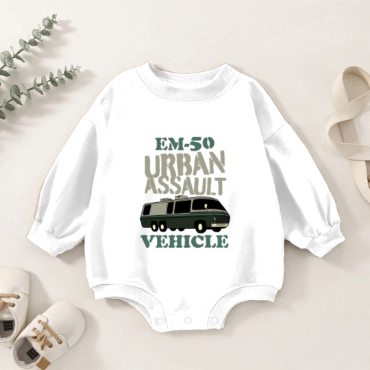Discover The EM-50 Urban Assault Vehicle - Stripes - Baby Romper Sweatshirts