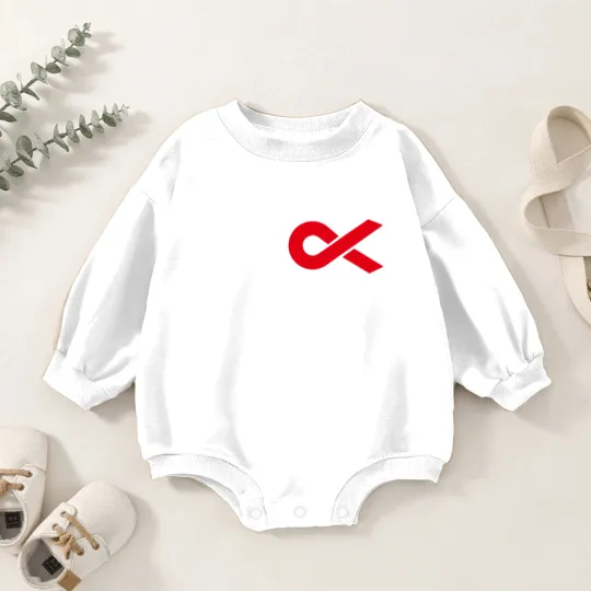 Discover Fuck ALS Awareness Month Red Ribbon Baby Romper Sweatshirts