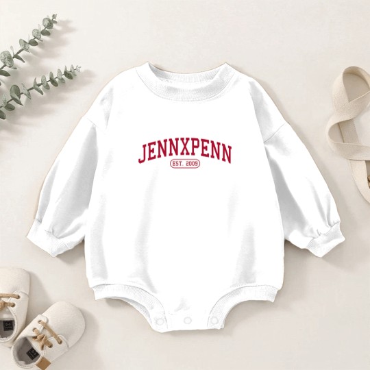 Discover Jennxpenn University Baby Romper Sweatshirts