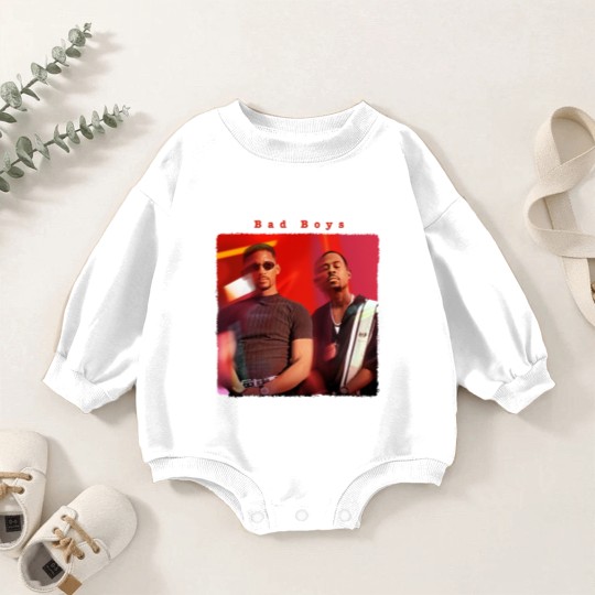 Discover Bad Boys - Retro lights - Bad Boys - Baby Romper Sweatshirts