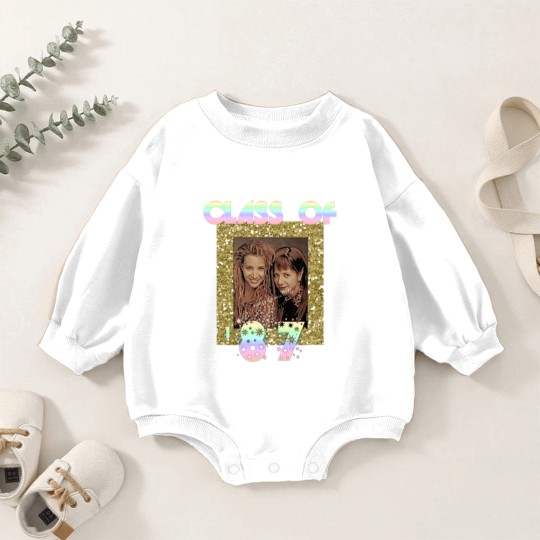 Discover Romy and Michele yearbook photo - Romy And Micheles High School Reunion - Baby Romper Sweatshirts