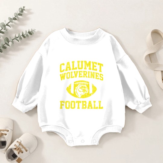 Discover Calumet Wolverines Football - Red Dawn - Baby Romper Sweatshirts