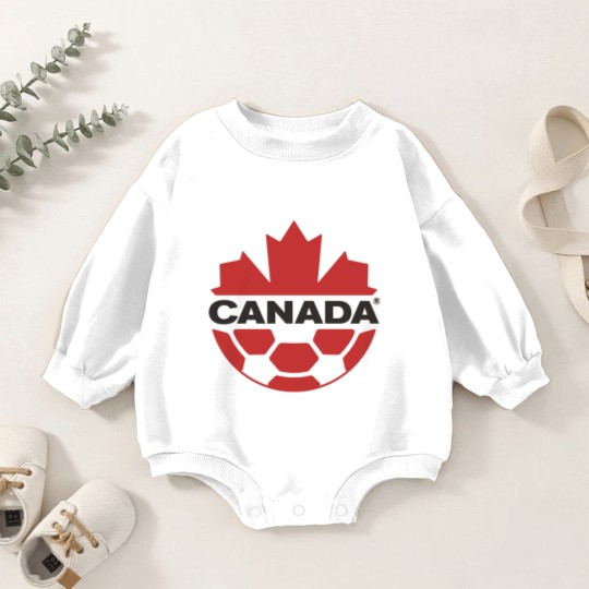 Discover UNISEX | Team Canada Soccer Baby Romper Sweatshirts | Canada Soccer Jersey | World Cup 2022 Qatar | Les Rouges