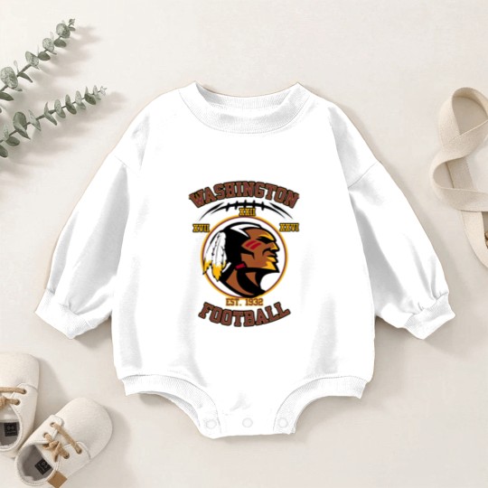 Discover Washington Football Red Classic Baby Romper Sweatshirts Baby Romper Sweatshirts