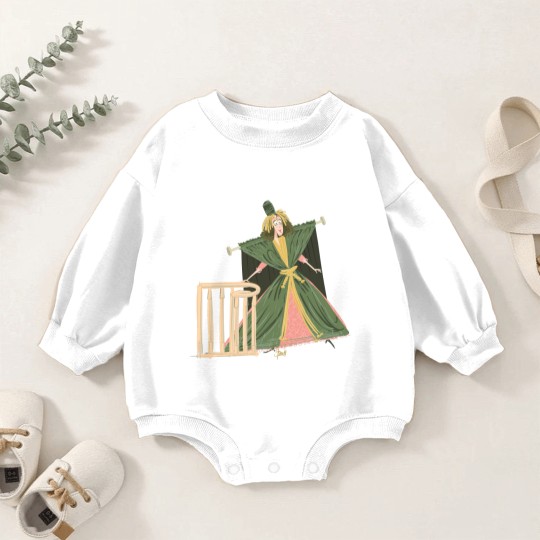 Discover The Gone With the Wind curtain dress - Sketch - Baby Romper Sweatshirts