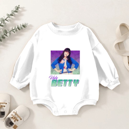 Discover Ugly Betty - 80s Style Nostalgic Print by GrumpyWire Essential Baby Romper Sweatshirts