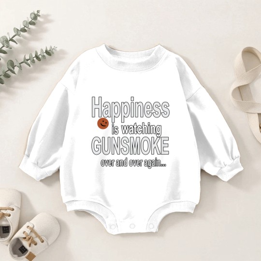 Discover Gunsmoke Dark Baby Romper Sweatshirts