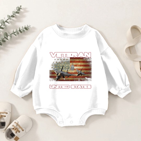 Discover Veteran of the United States US Air Force Baby Romper Sweatshirts
