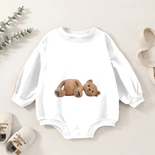 Discover Palms Angel Baby Romper Sweatshirts