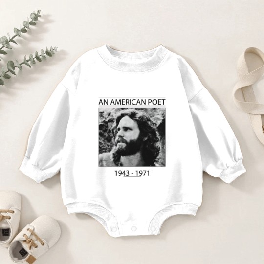 Discover Jim Morrison An American Poet Baby Romper Sweatshirts, The Doors Rock Baby Romper Sweatshirts,  Vintage Baby Romper Sweatshirts, Gift Baby Romper Sweatshirts, Vintage Baby Romper Sweatshirts