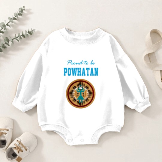Discover Native American Powhatan Spirit - Powhatan Spirit - Baby Romper Sweatshirts