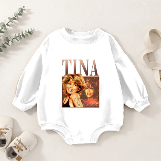 Discover Tina Turner Baby Romper Sweatshirts Vintage Singer Retro Tina Turner Baby Romper Sweatshirts Tina Turner
