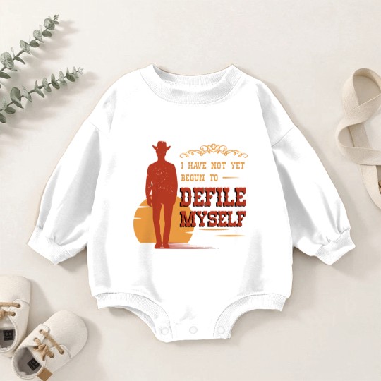 Discover western, western bear, doc holiday Baby Romper Sweatshirts