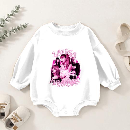 Discover Lalisa Heavy Lisa Blackpink Vintage Baby Romper Sweatshirts, Blackpink Lalisa Manoban Merch