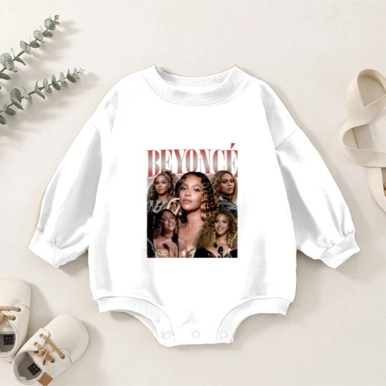 Discover Renaissance Beyonce 90s Vintage Baby Romper Sweatshirts, Beyonc Fan Baby Romper Sweatshirts