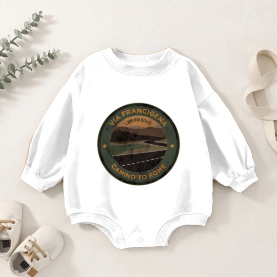 Discover Via Francigena Route in Europe | Active Baby Romper Sweatshirts