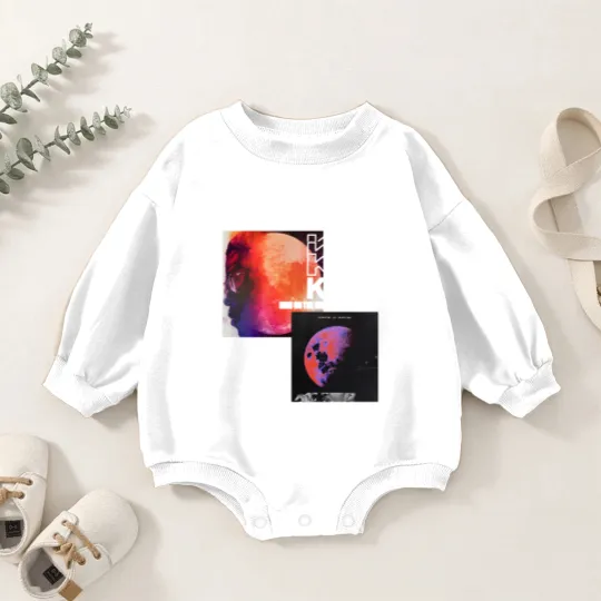 Discover Kid Cudi Rap Baby Romper Sweatshirts, Man On The Moon 1 Rapper 90s